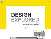 Tablet Screenshot of designexplored.com